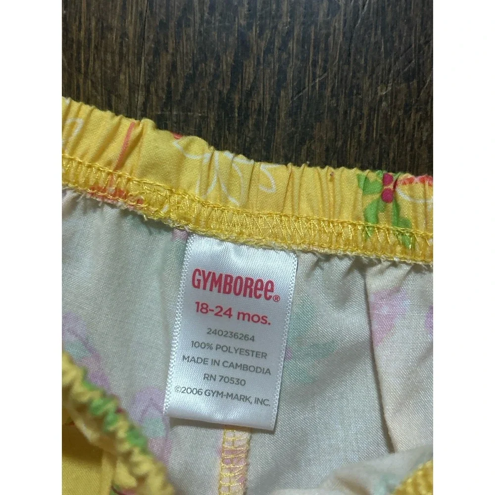 Gymboree vintage 2006 CORAL REEF ‎ palm tree Shorts Sz 18-24 Months